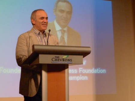 Garry Kasparov with His Keynote Address